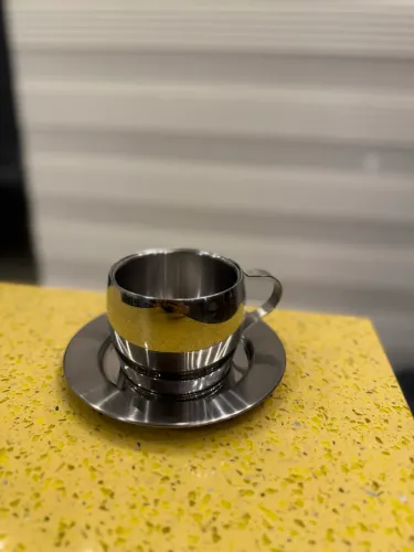 Conjunto xícara de chá 6 peças Inox - Tramontina 