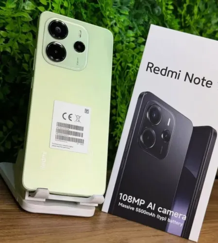 Celular Novo + Versão Global Redmi (Note14) 4G + 256/8 Cor Verde