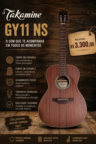 Vende-se Violão Takamini GY11