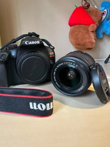 Vendo câmera Canon T6 + Lente 18-55mm + Acessórios