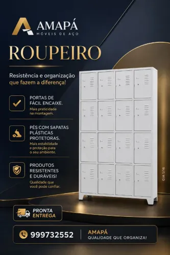Armário de aço pra vestiarios 4 8 12 16 20 portas pronta entrega