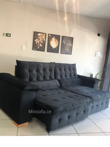 Sofá Apollo retrátil reclinável