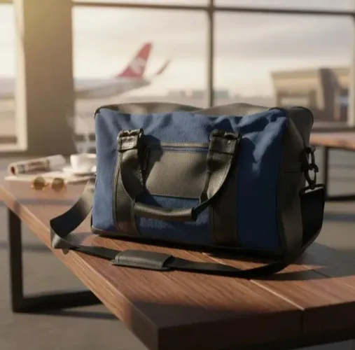 Bolsa Esportiva Gym Azul-Marinho com Preto 20L