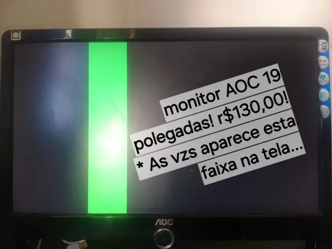 Tela Computador LCD 19 POLDGADAs,barato!!