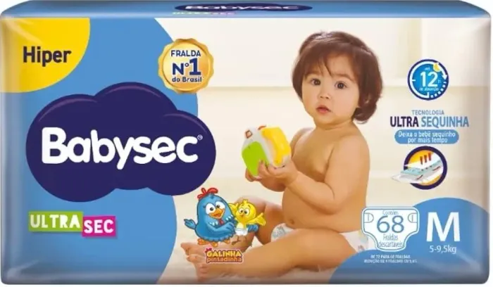 Babysec Galinha Pintadinha M 5 a 9,5 kg