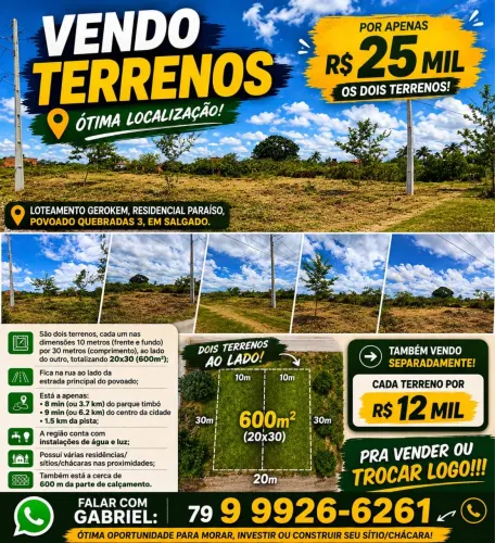 Terreno em Salgado 