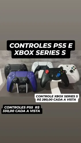 CONTROLES PS5 E XBOX SERIES S