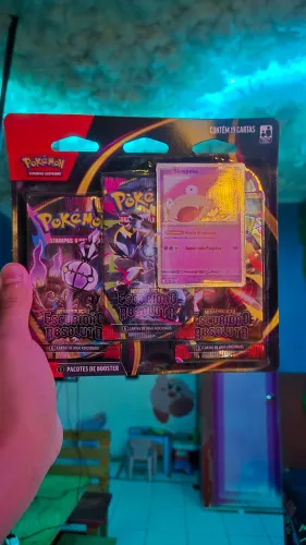 Blister Triplo (3 Boosters) Pokémon TCG Escuridão Absoluta + Carta Promo - Original Copag