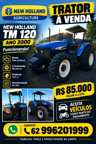 Trator Tm 120 ano 2000