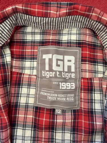 Camisa Xadrez Tigor 12 anos perfeita para festa junina