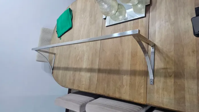 Arara de roupas de inox 150 cm