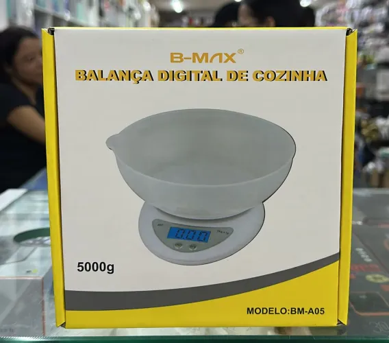 Balança Digital De Cozinha Pesa Até 5kg B-max - Bm-a05