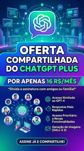 Acesso compartilhado por 16/ ao mês