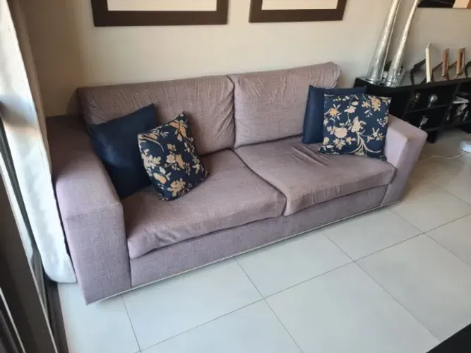 Sofá 3 lugares comprado na Líder Interiores