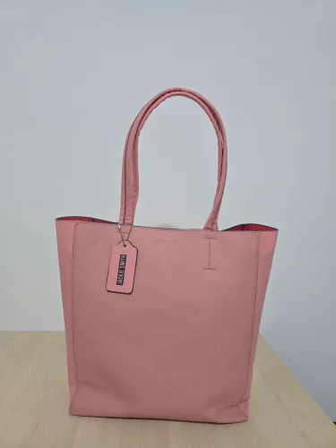 ?Bolsa Jackie Smith Tote em Couro Saffiano Rosa - Original - Ótimo Estado