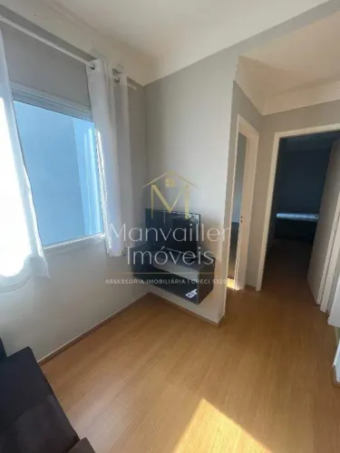 Apartamento mobiliado 2 dormitórios no Parque Campolim | 48m² | 1 vaga | Lazer completo