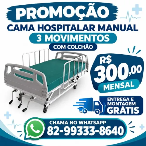 Cama hospitalar aluguel . 82- *