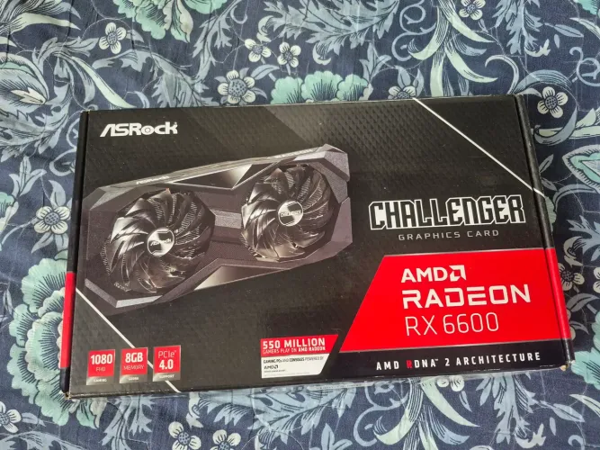 Placa de vídeo Rx6600 8GB Asrock
