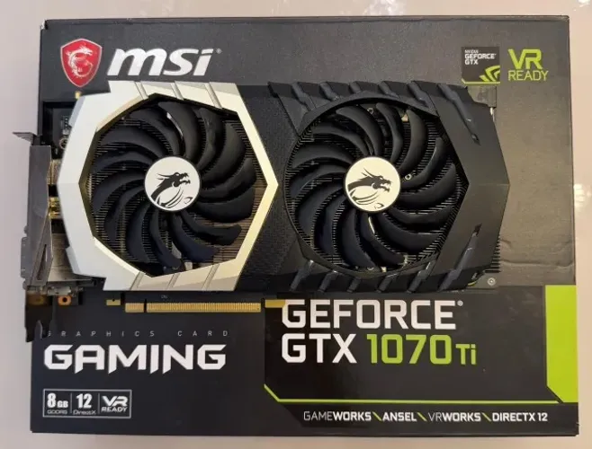 Placa de Video GTX 1070 TI 8GB MSI (leia a descrição)