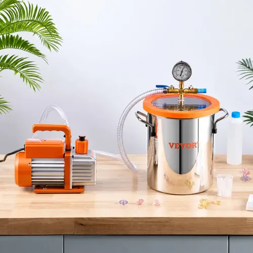 Kit de câmara de vácuo 11 litros com bomba de vácuo 100 L/min, marca Vevor 