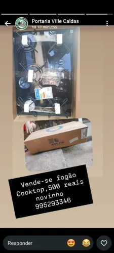 Fogão Cooktop novinho na caixa