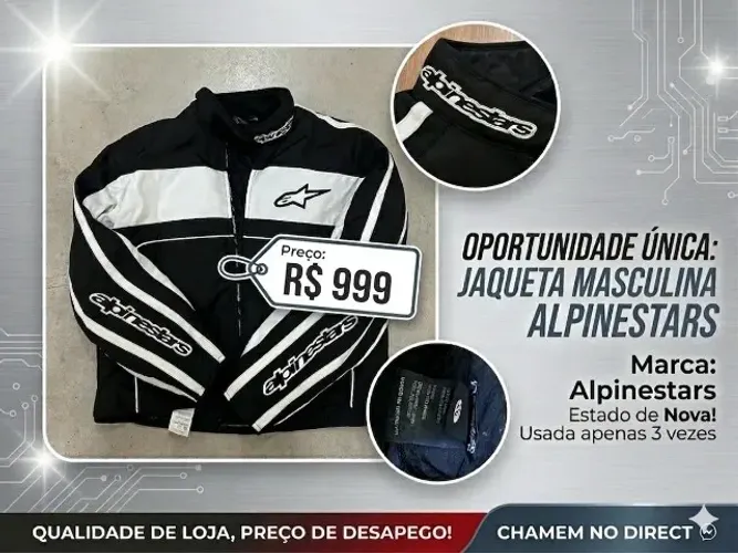 JAQUETA PARA MOTOCICLISTAS ALPINESTAR DYNO, MASCULINA