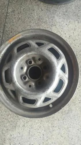 Roda de ferro aro 13 Prata GM Monza SLE 4X100 