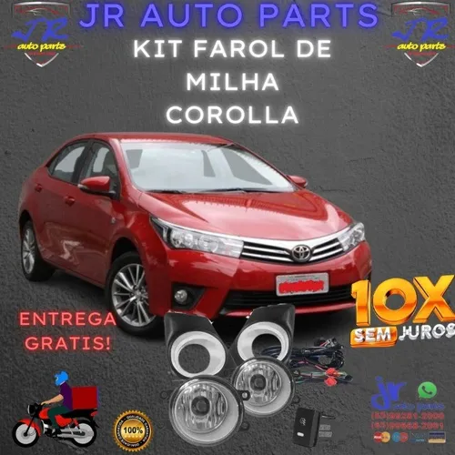 Kit Farol de Milha Corolla 2014