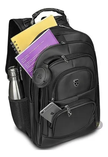 Mochila Masculina Impermeável Grande Preta Boa Para Trabalho de Alta Durabilidade