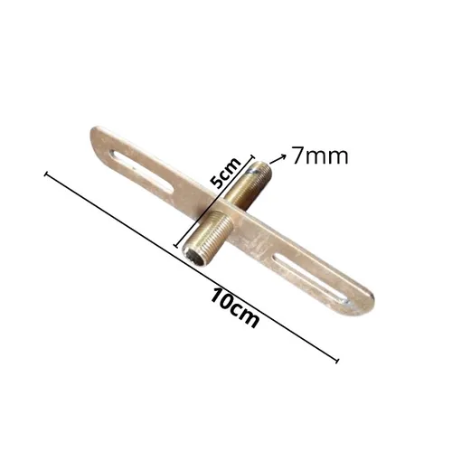 Chapinha de ferro para fixar canopla pendente lustre no teto