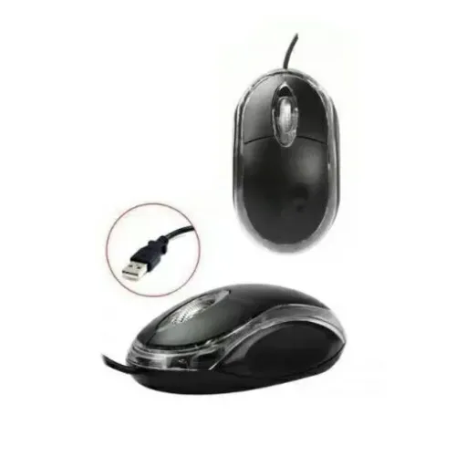 Mouse Com Fio, Led, Cabo USB com 1,5mt, 800dpi, Scroll