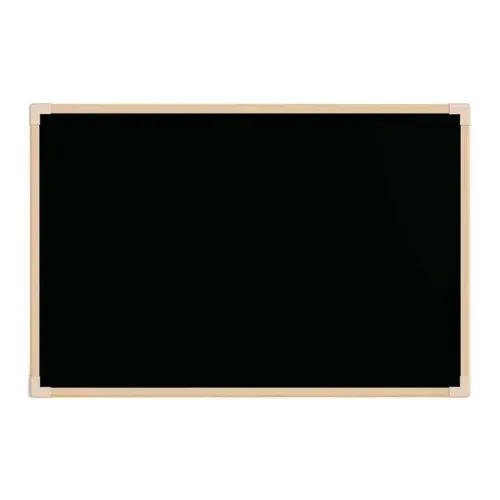 Lousa quadro negro moldura madeira 90x70 para giz líquido. 