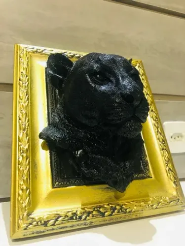 Quadro Decorativo Disciplina Execução Foco Pantera Negra