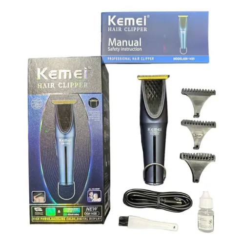 Máquina barba e Cabelo sem fio km-1435 lançamento