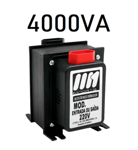 AUTO TRANSFORMADOR 4000 VA 110 / 220V TRIPOLAR M1 GILSOM