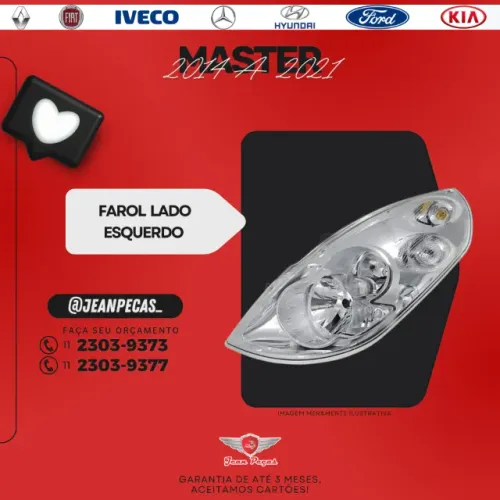 farol esquerdo - master