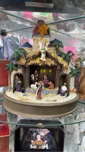 Cenário Vila de Natalina, presépio de Natal 