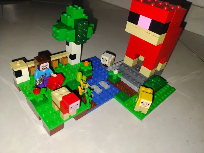 Lego Minecraft A fazenda de lã 21153
