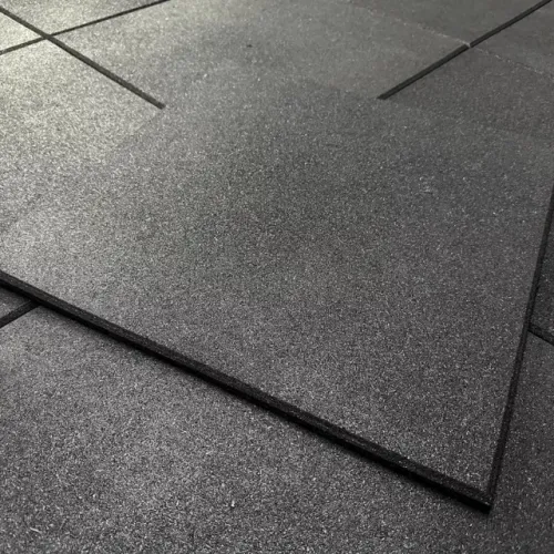 Kit 12 Placas Piso Emborrachado Academia Crossfit - 50x50cm