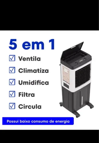 Climatizador Industrial 80 Litros 150w 127v Nacional Ventisol Clin80pro-01 Br/pt