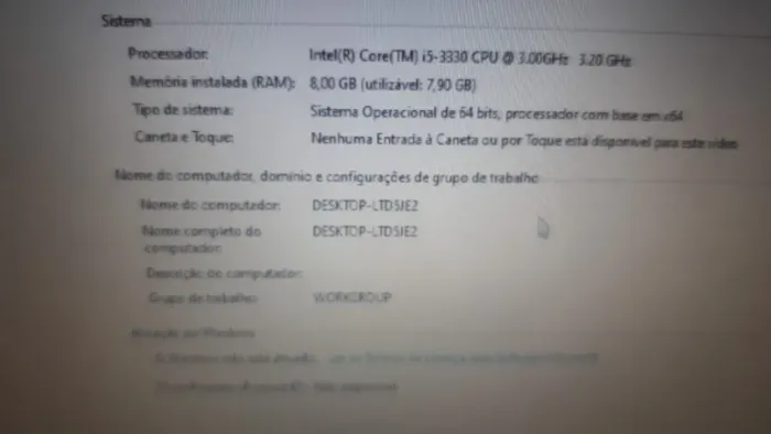 Kit I5 3330 8 gb ram - lei a descrição