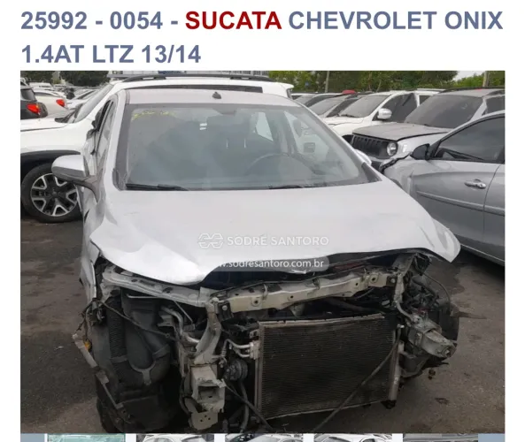 Sucata Onix 1.4 Automático LTZ 2014