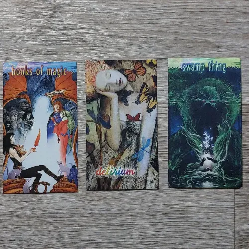 3 Cards Colecionáveis Vertigo incluindo "Delirium"