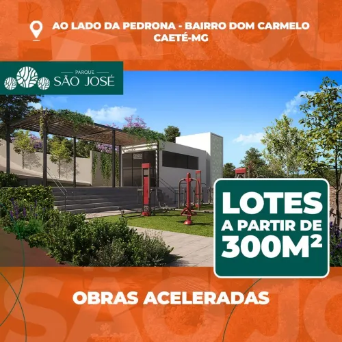 Lotes em Caeté Com Financiamento Próprio em até 120 meses aceitamos Veículos 