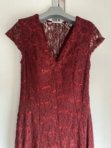Vestido Vinho Longo Festa