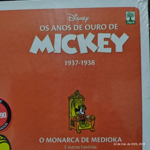 Os Anos de Ouro de Mickey 37/38- Disney - Abril