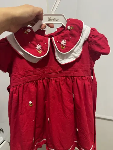 Vestido vermelho infantil