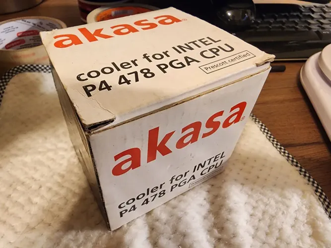 Cooler para Processador Intel P4 478 PGA Akasa - Prescot Certified