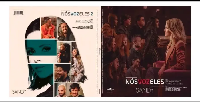 LP Vinil Sandy - Nós Voz Eles - Novo Lacrado