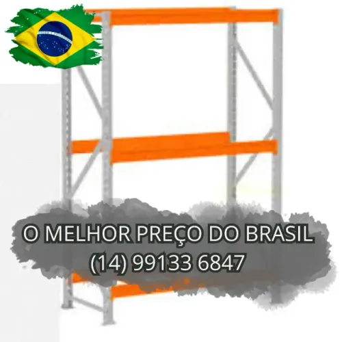 Mini porta palete estrutura de aço para venda